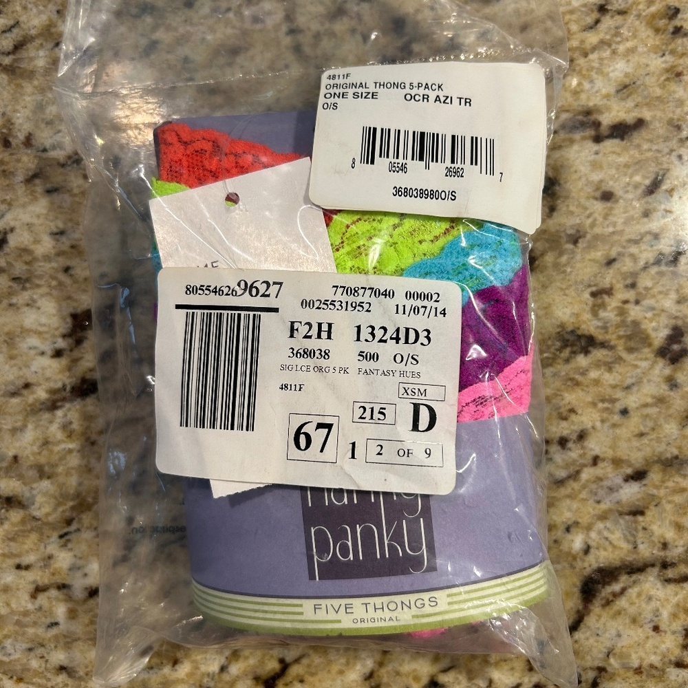 Brand new Hank Panky Original Thong 5 pack